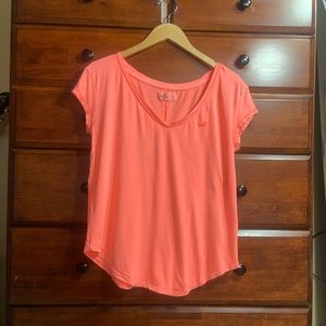 Hollister - pink/orange top - medium